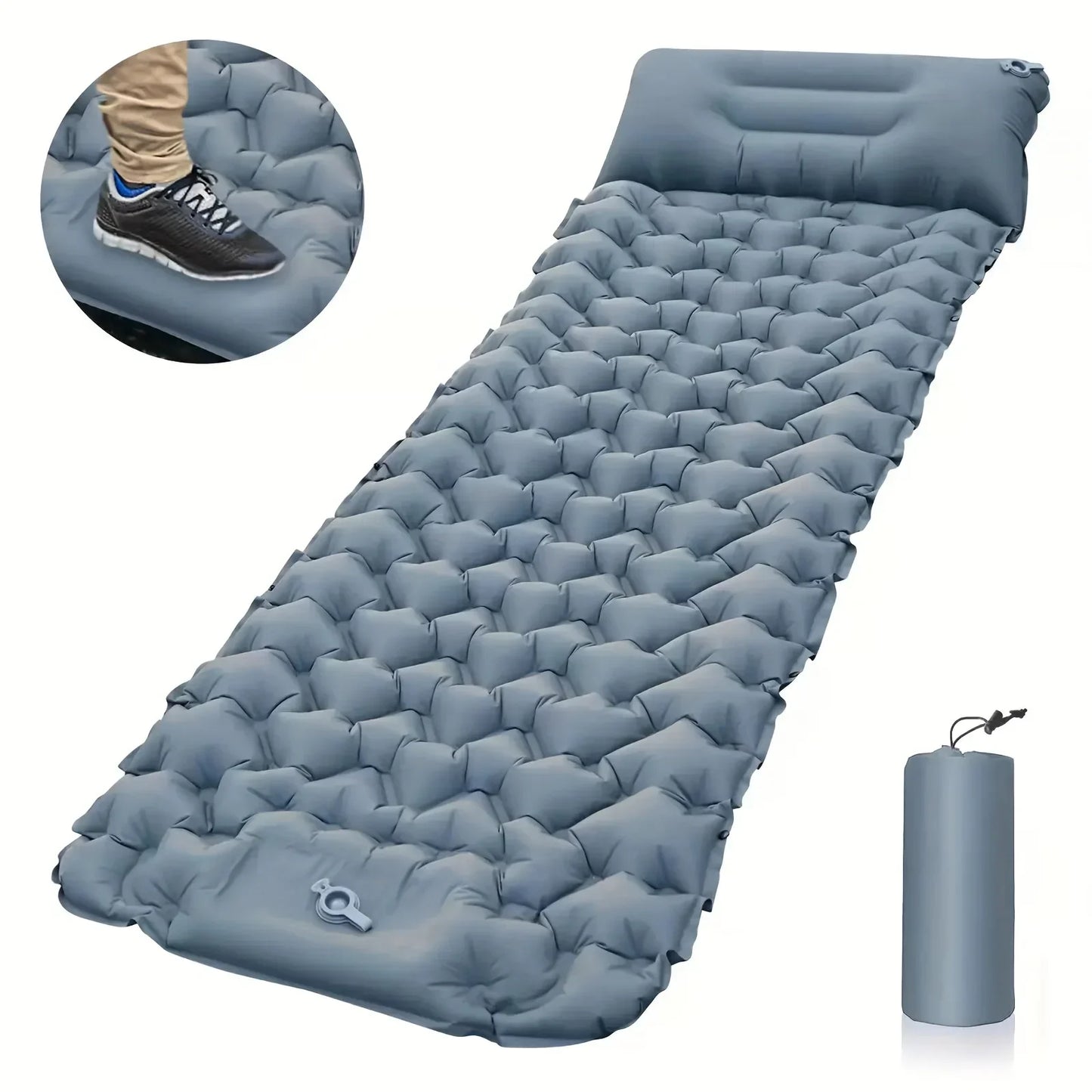 Ultralight Camping Mattress with Built-in Pump