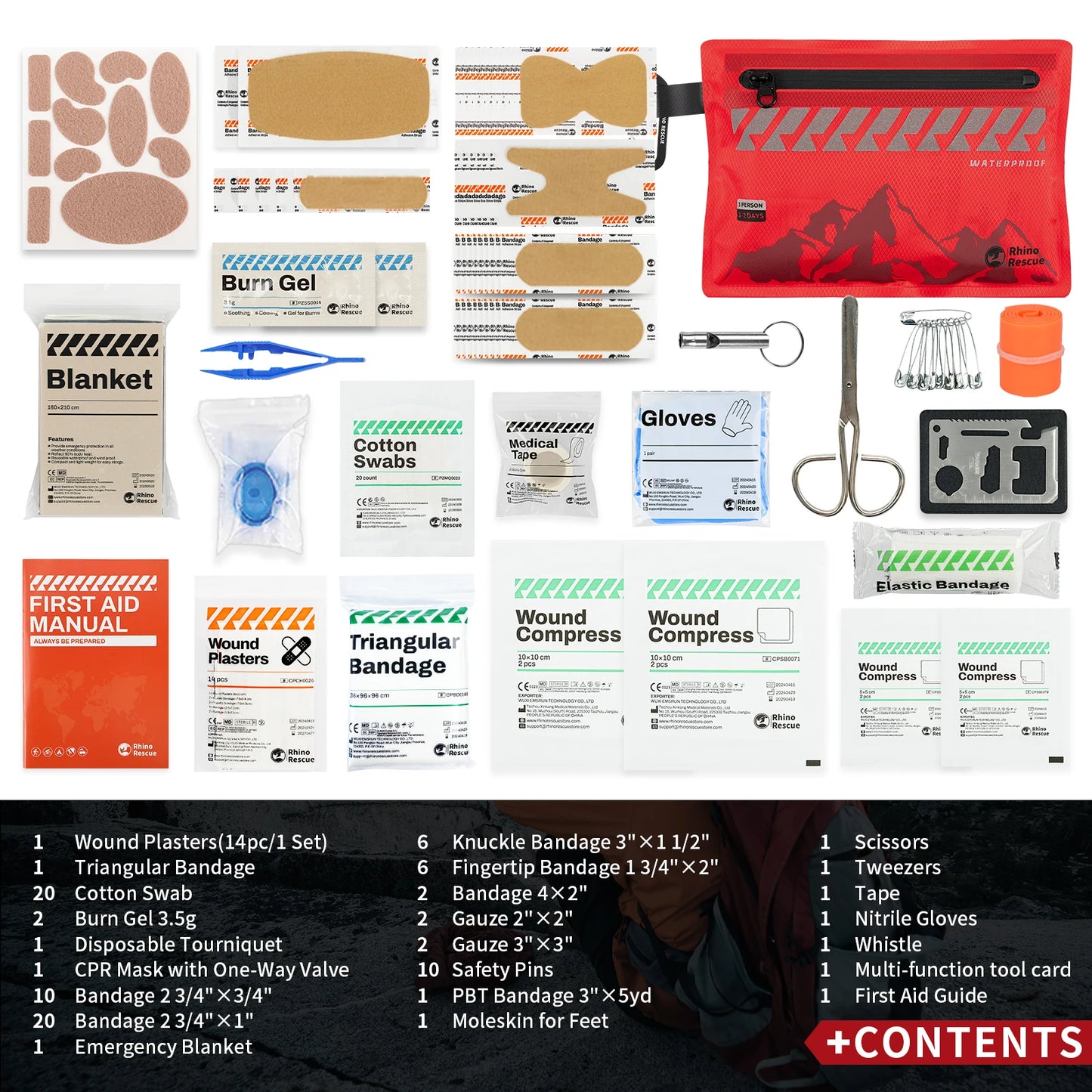 Waterproof Ultralight First Aid Kit