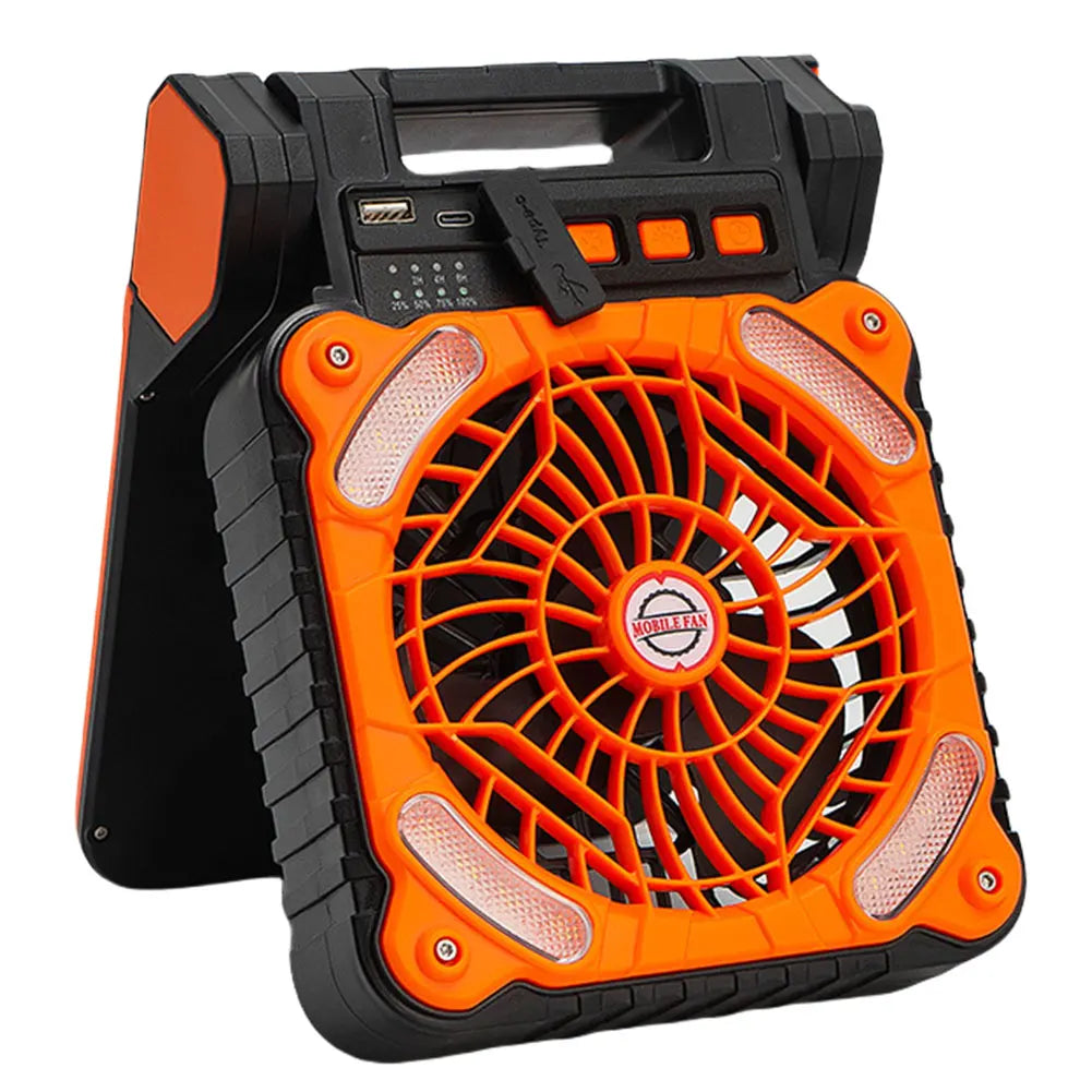 All-in-One Solar Camping Fan & Light