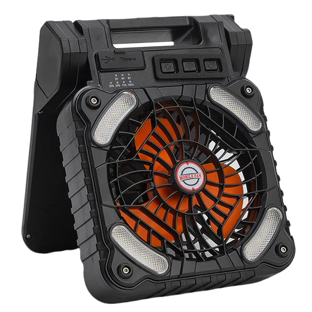 All-in-One Solar Camping Fan & Light