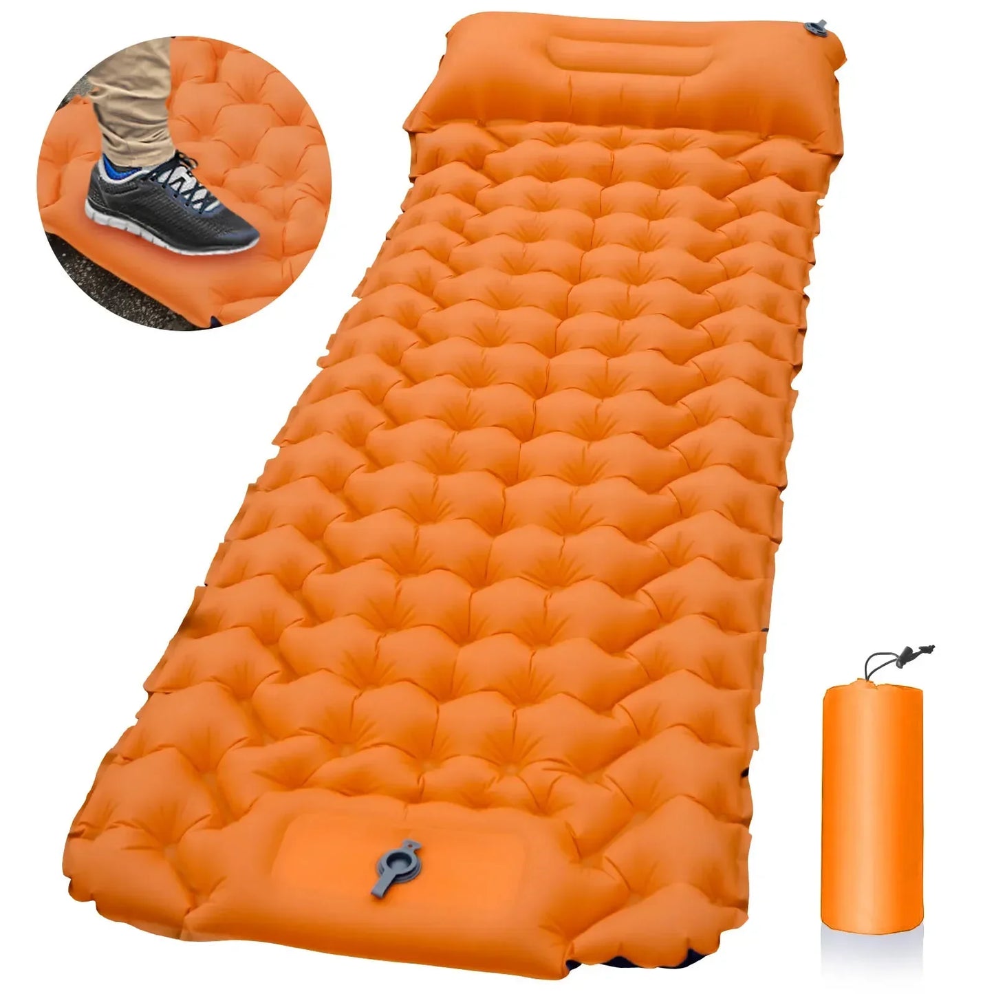Ultralight Camping Mattress with Built-in Pump