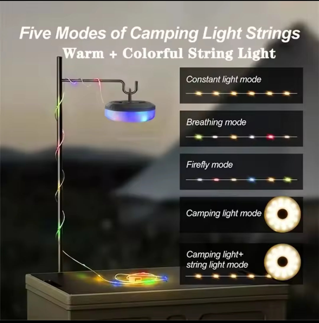 Multi-Function Camping Lamp – 4-in-1 Design