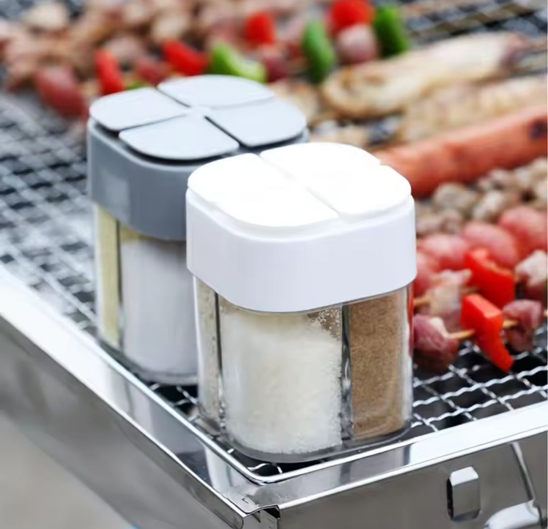 4-in-1 Spice Jar for Camping & Cooking