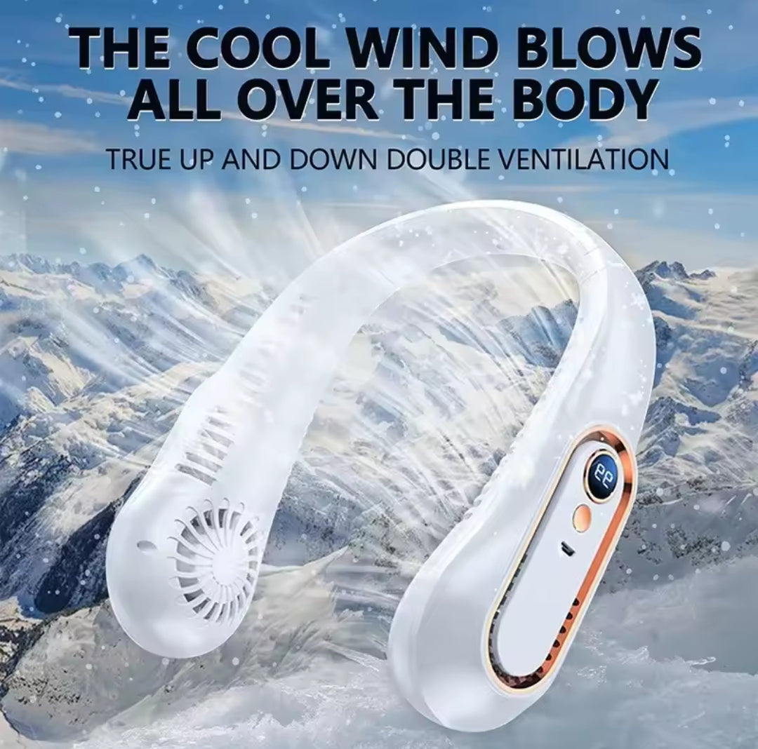 Portable neck fan