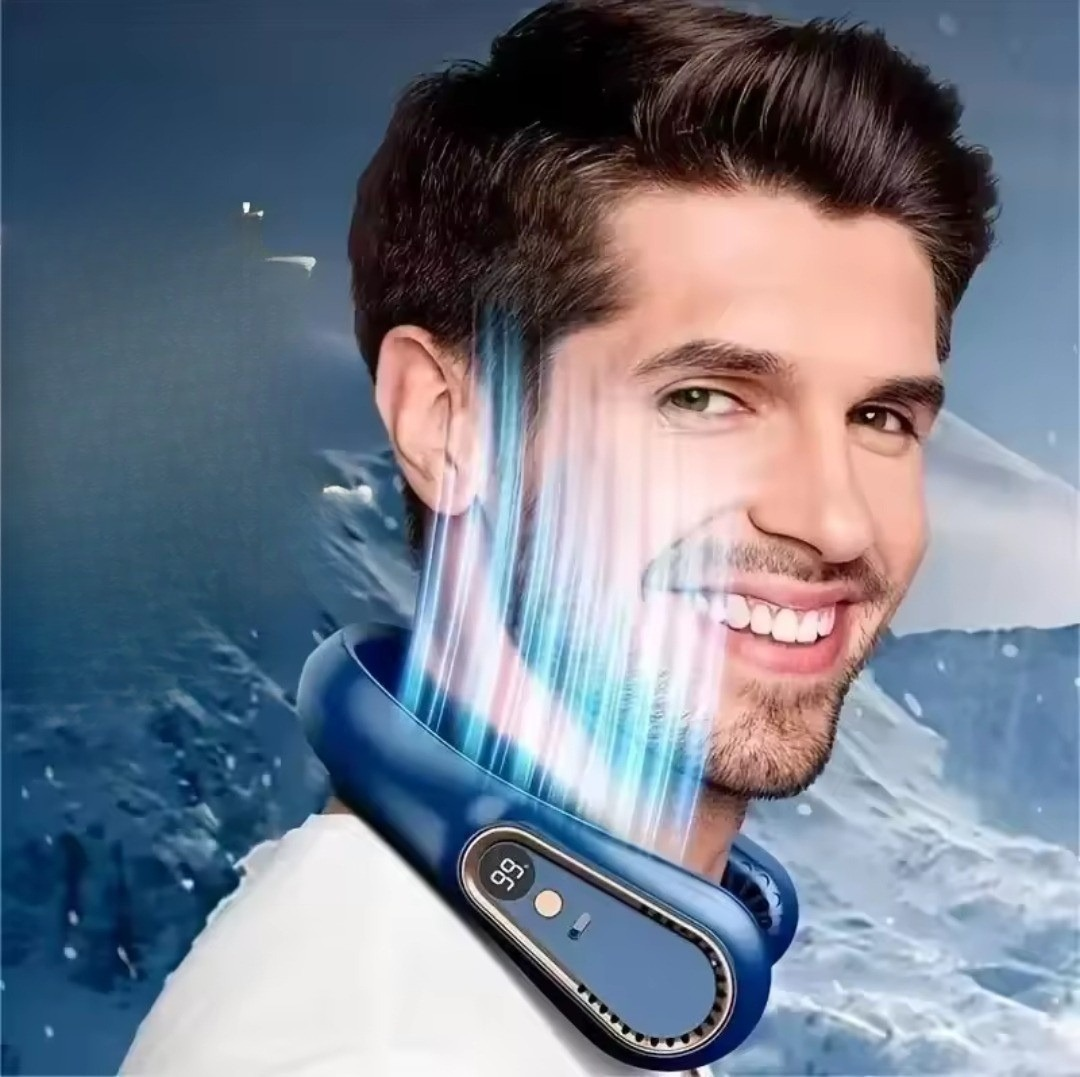 Portable neck fan