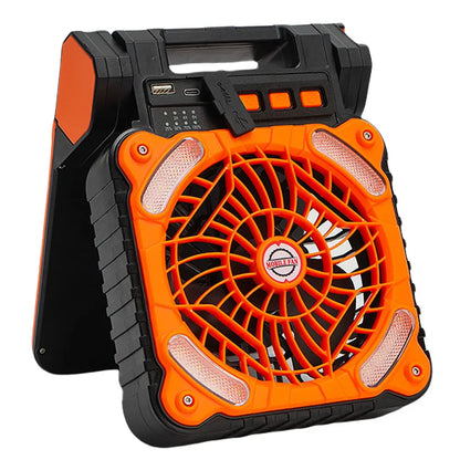 All-in-One Solar Camping Fan & Light