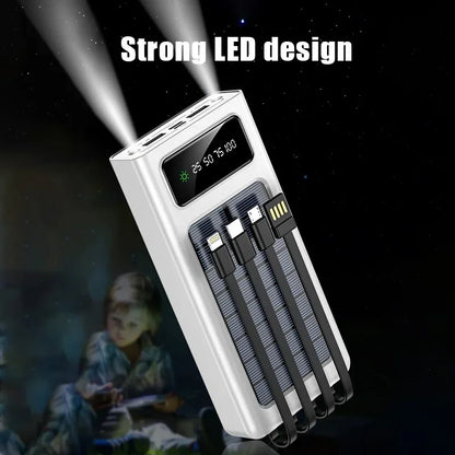 200,000mAh Solar Power Bank – Fast Charging