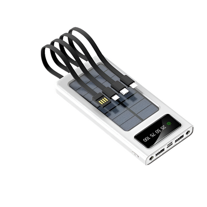 200,000mAh Solar Power Bank – Fast Charging