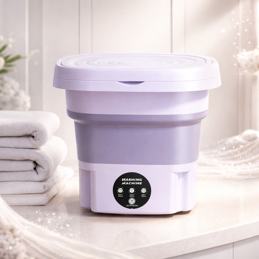 FoldiWash– מכונת הכביסה המתקפלת שמביאה ניקיון גם לשטח