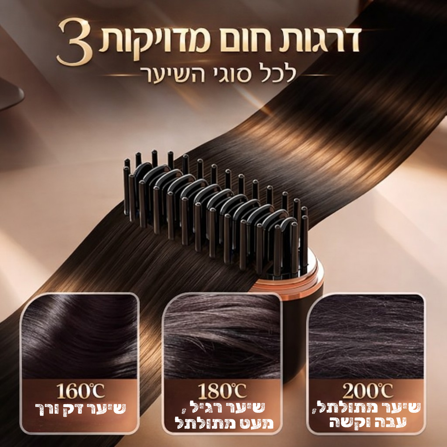 STRAIGO™ – המחליק האלחוטי שמחליק את השיער בלי כבלים ובלי תלות במקום